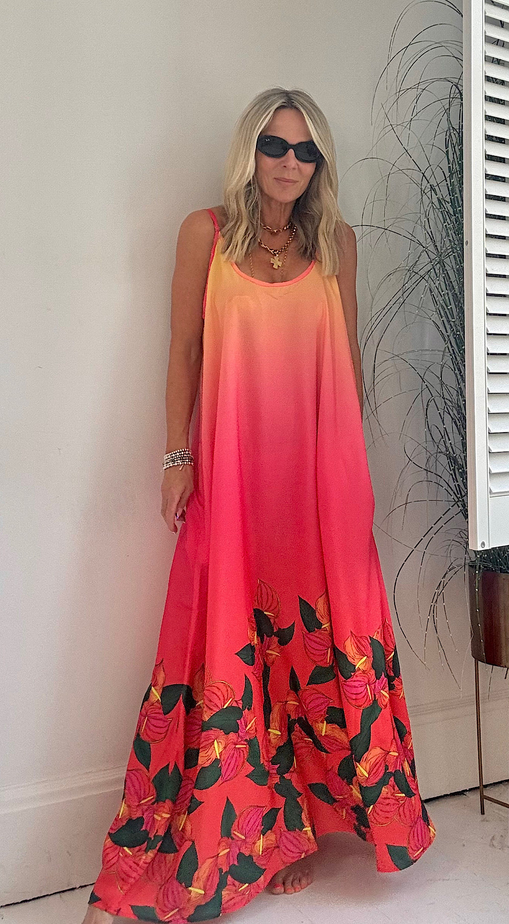 Melina dress dip pink