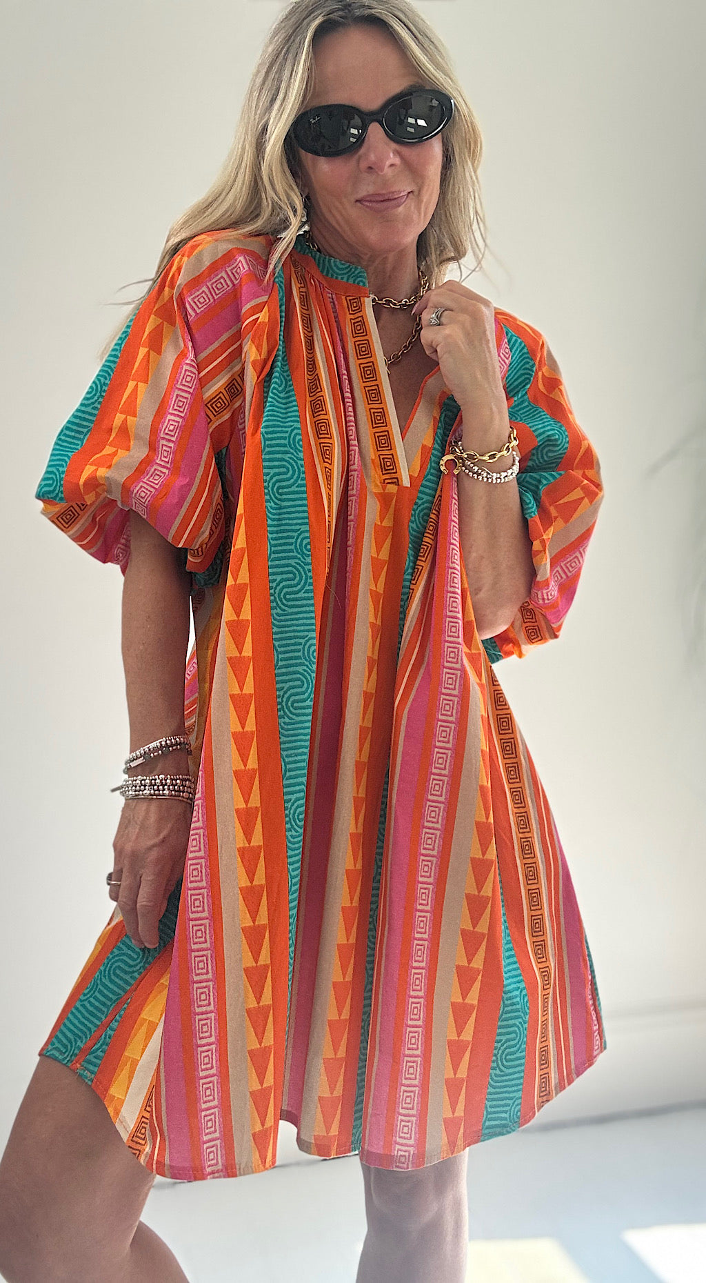 Lovika Hippy Dress - orange