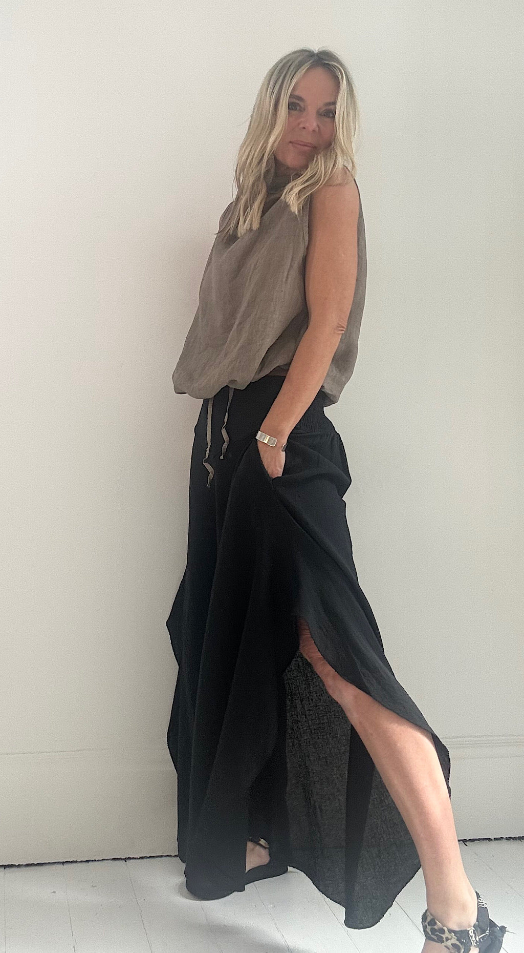 Summer hareem pant black
