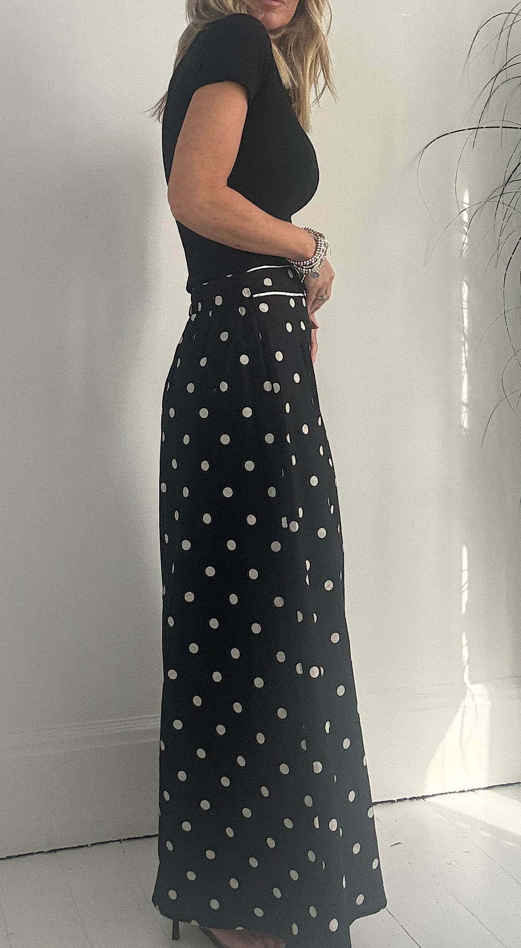 Polka dot skirt