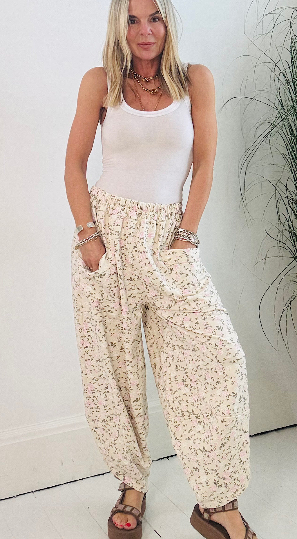 Ditsy Cocoon Pant