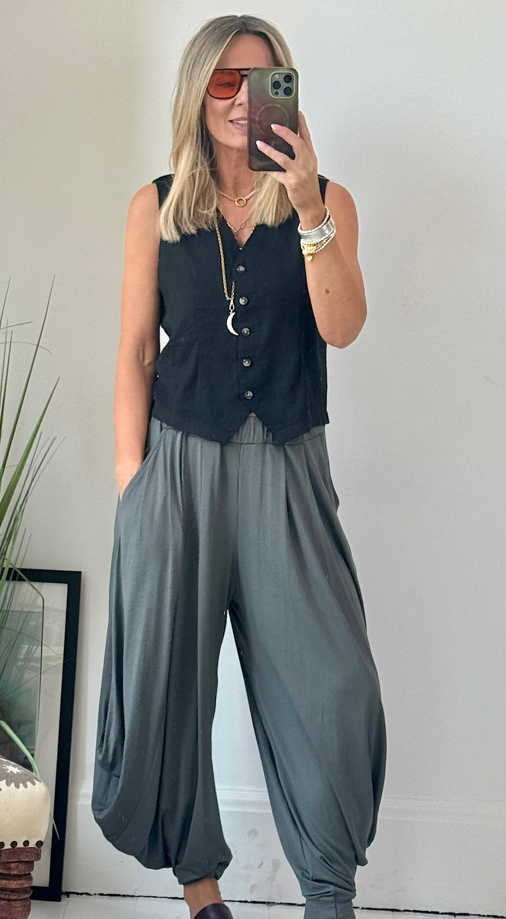 Ibiza Pant Charcoal