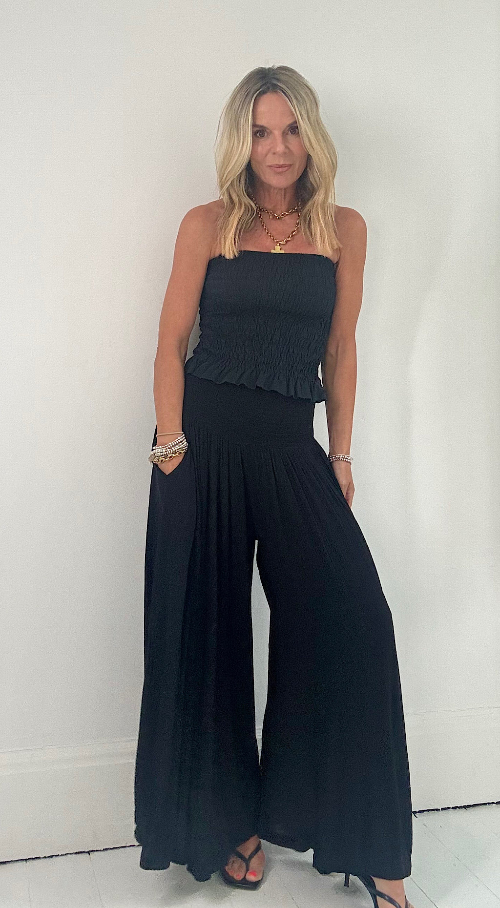 Stella palazzo pants black