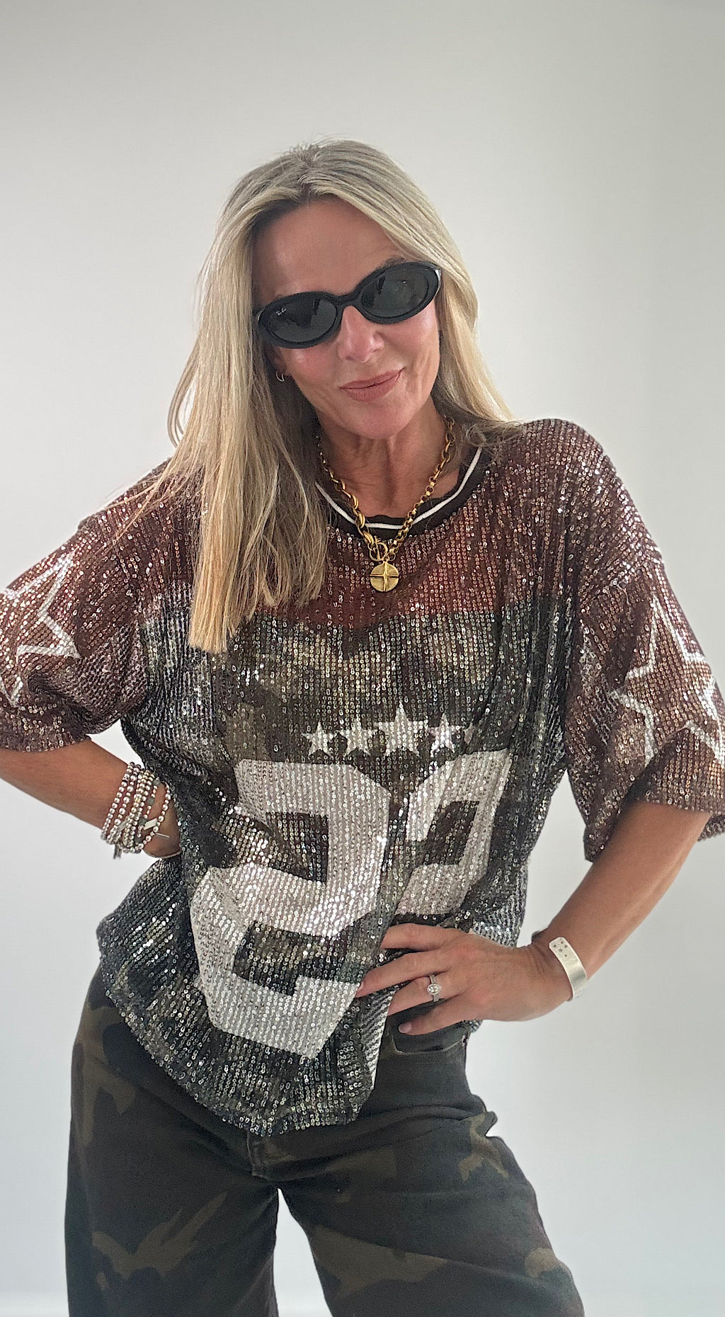 NFL top choc khaki