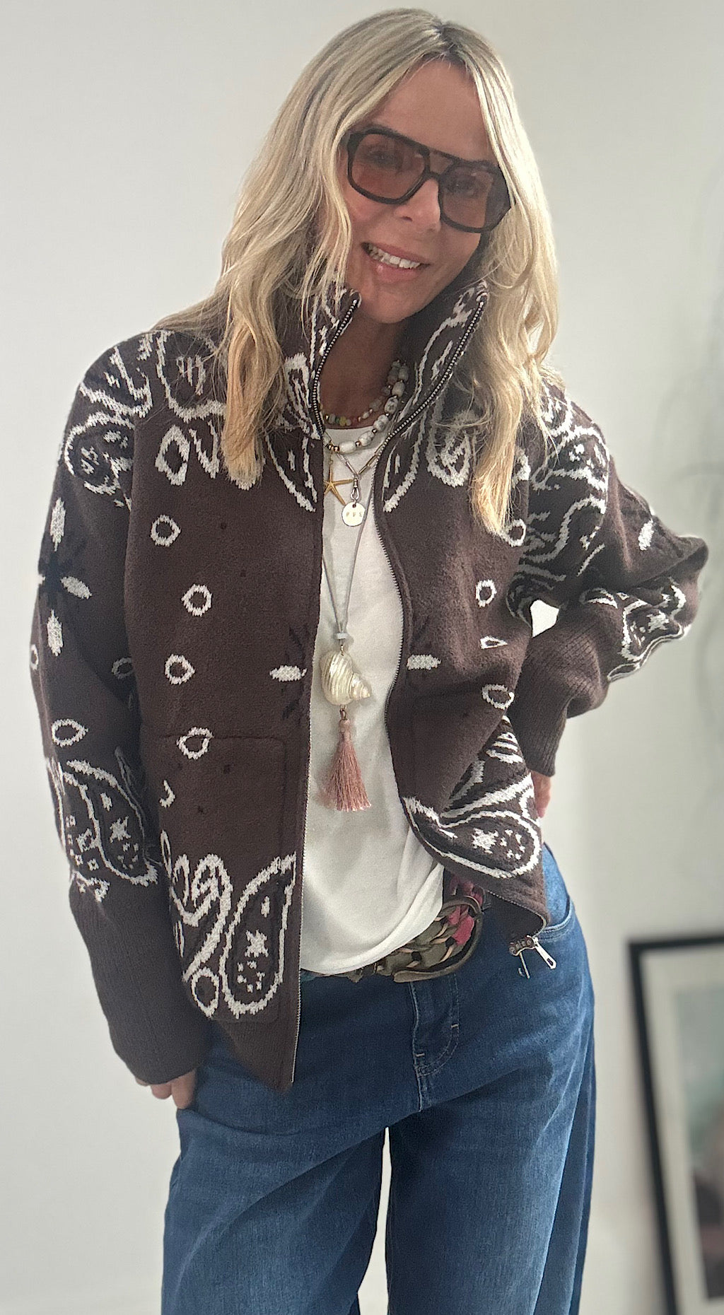 Hippy Zip Knit