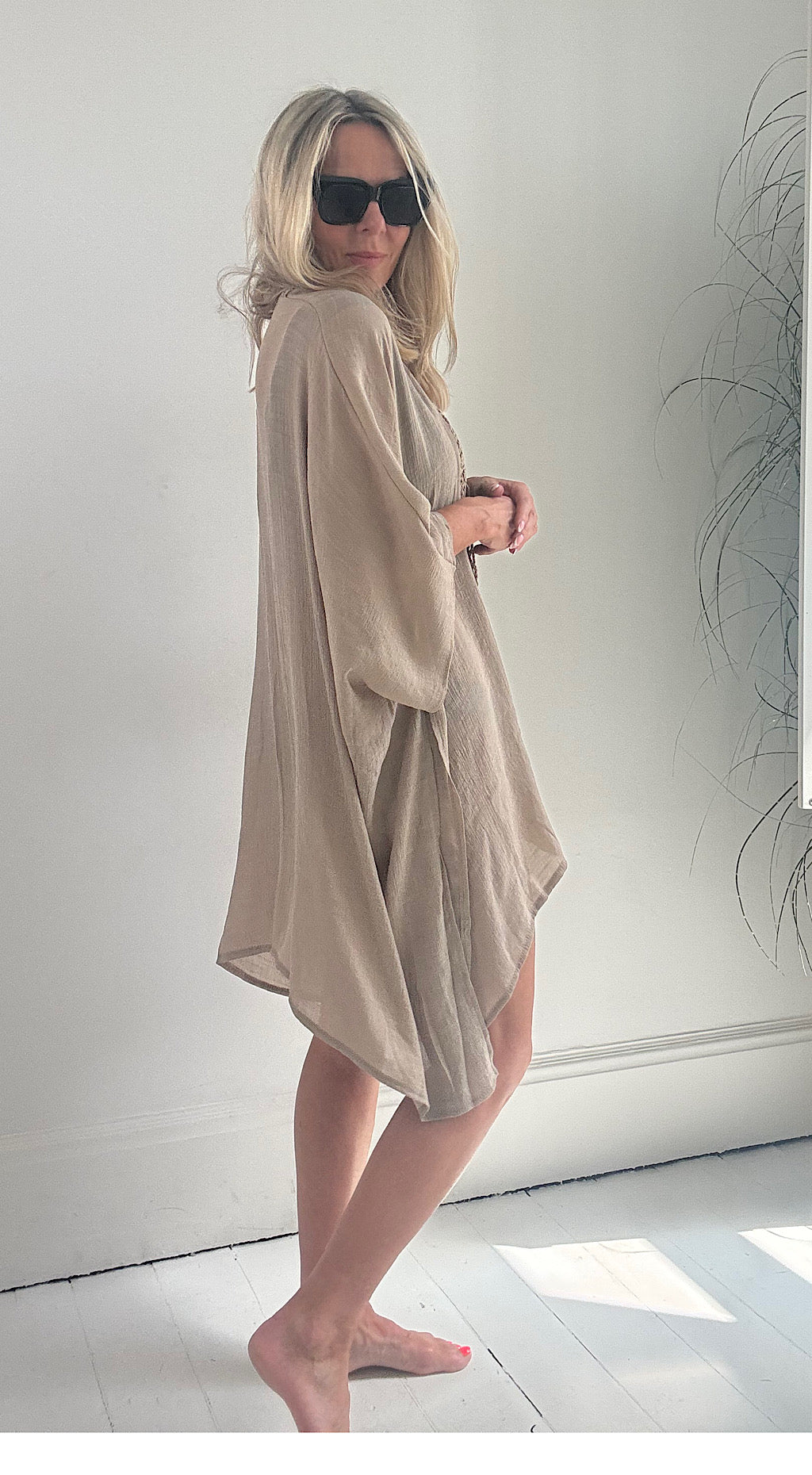 Mocha beach throw
