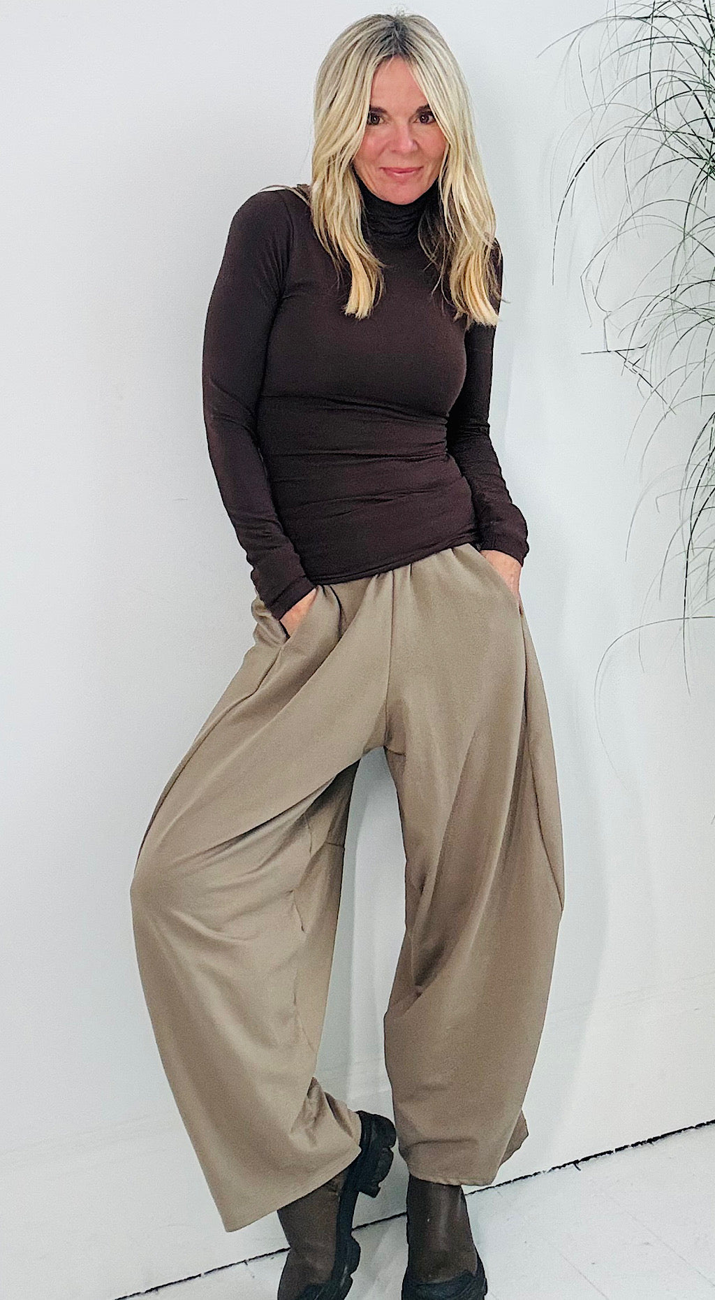 Cocoon Pant - mocha