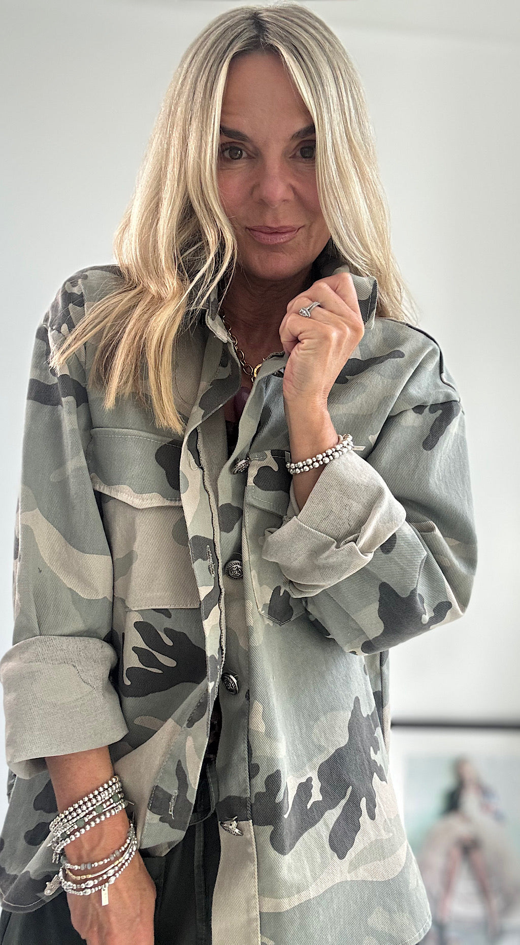 Camo Shacket