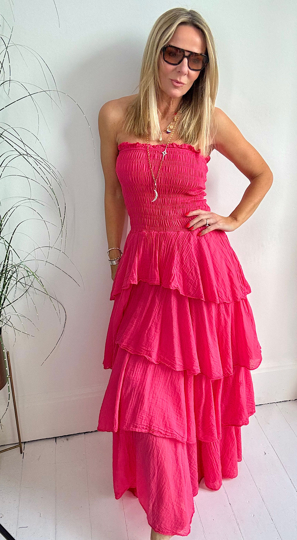 RaRa Maxi Dress Fuchsia
