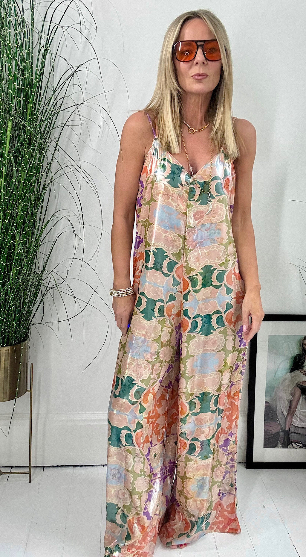 Retro glimmer jumpsuit