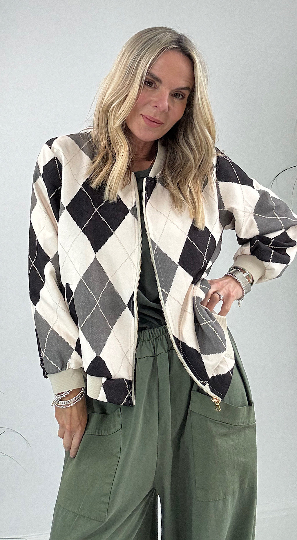 Argyle jacket
