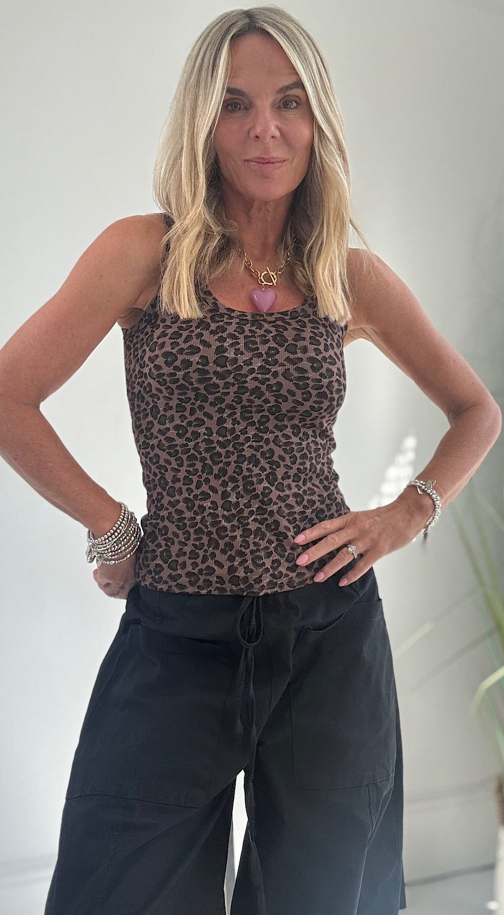 Leopard Print Vest