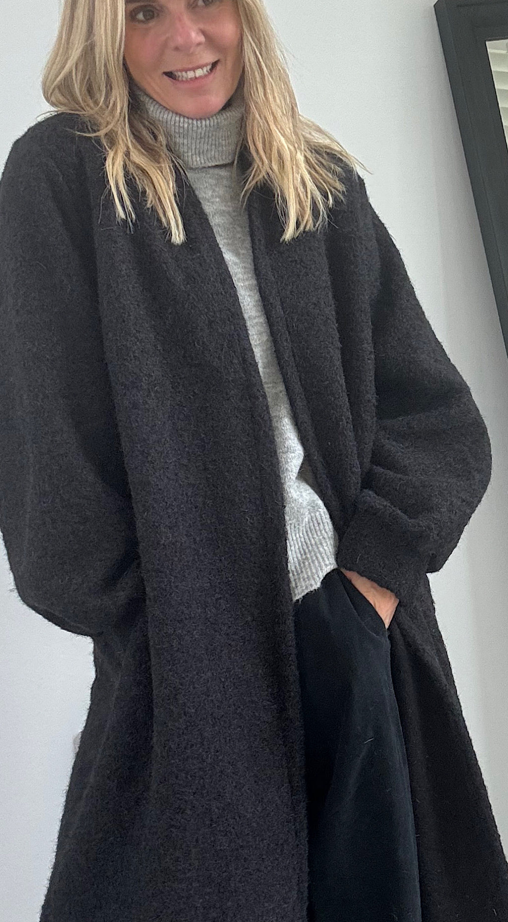Coatigan Black