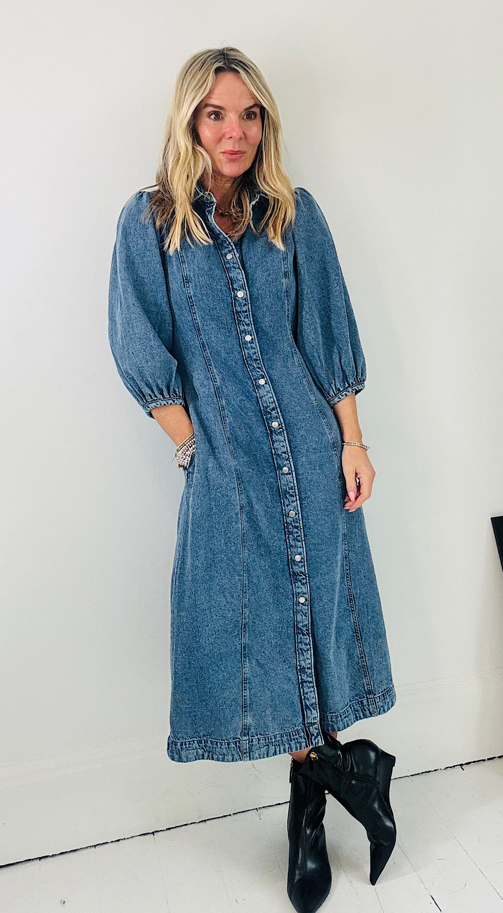 Kapuca Denim Dress
