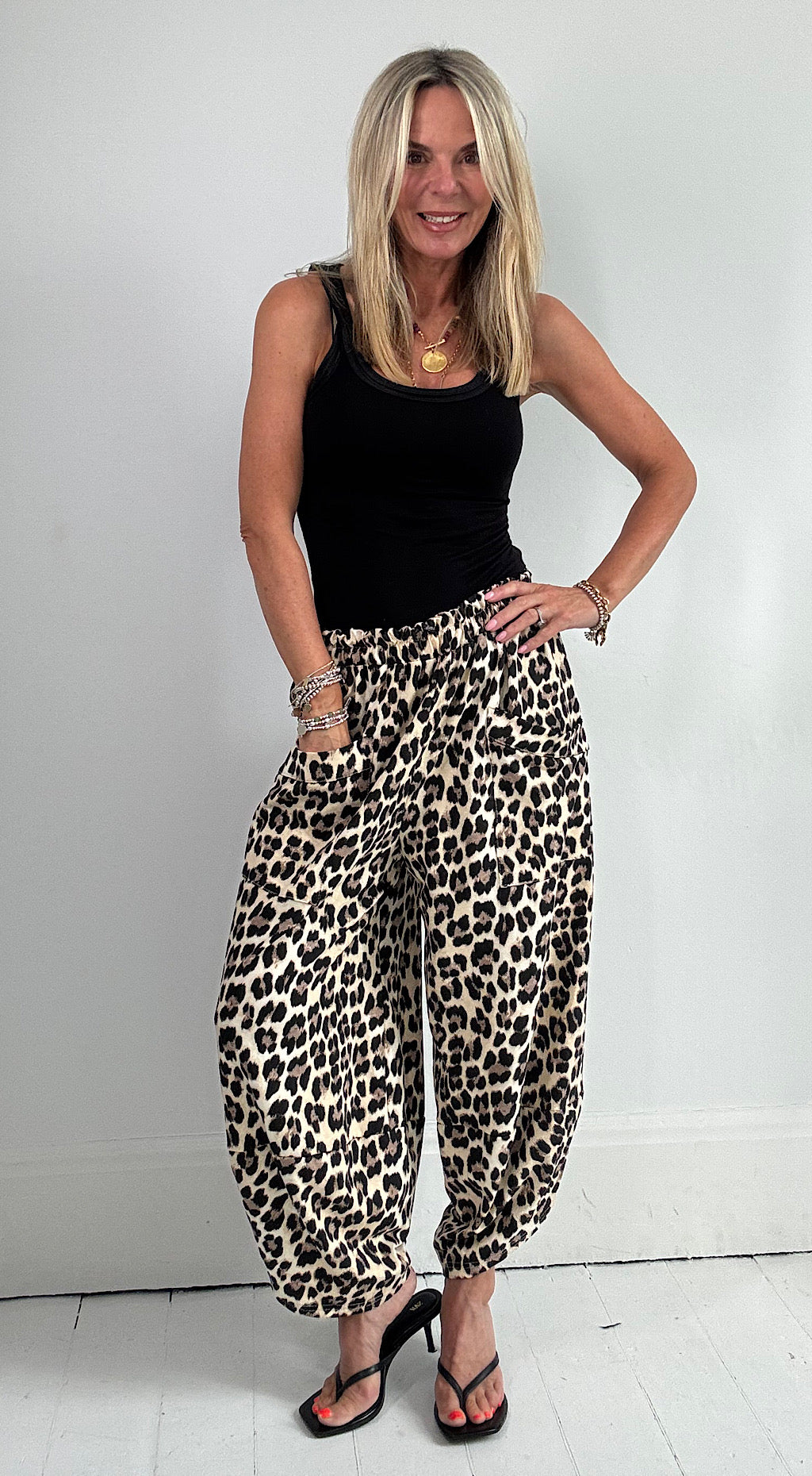 Leopard Pocket Cocoon Pant