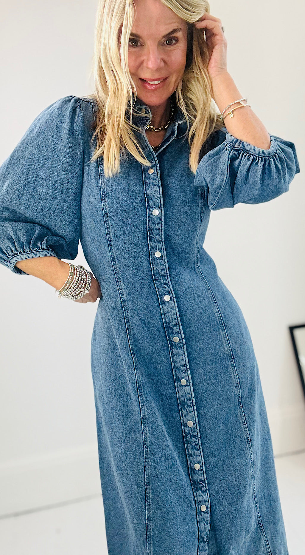 Kapuca Denim Dress
