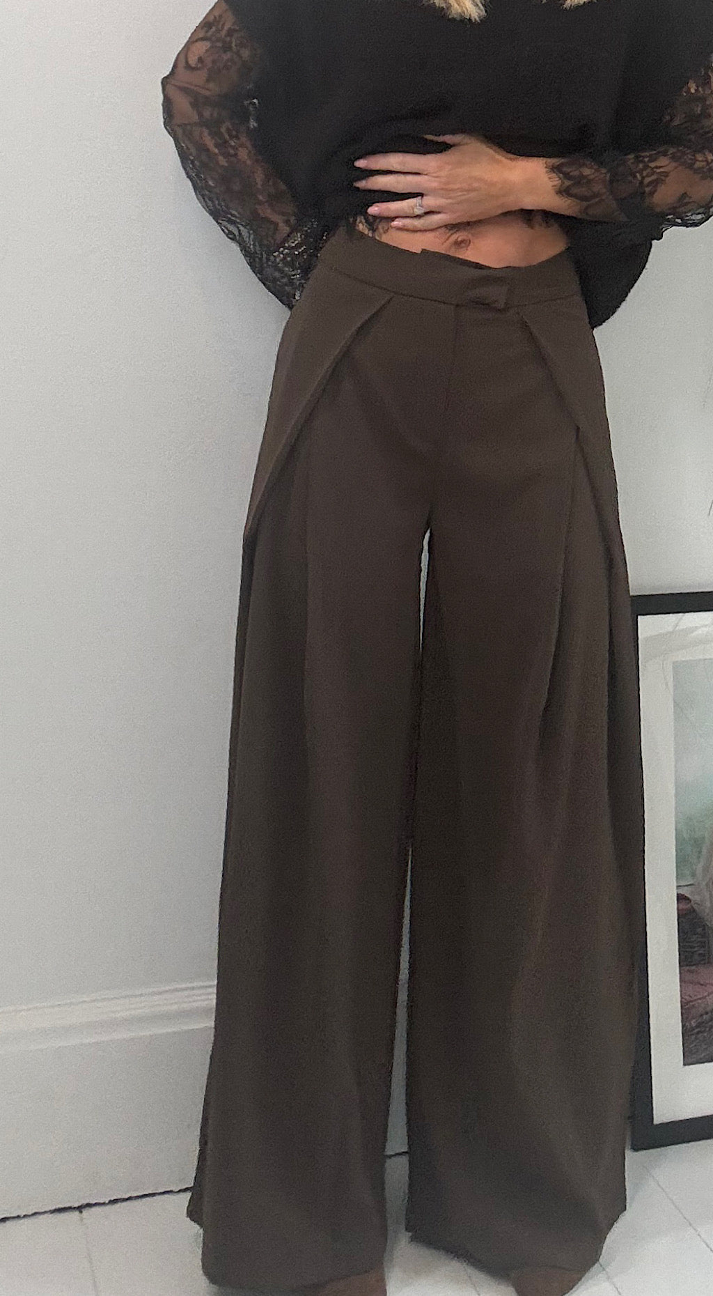 Brown Tailored Trouser