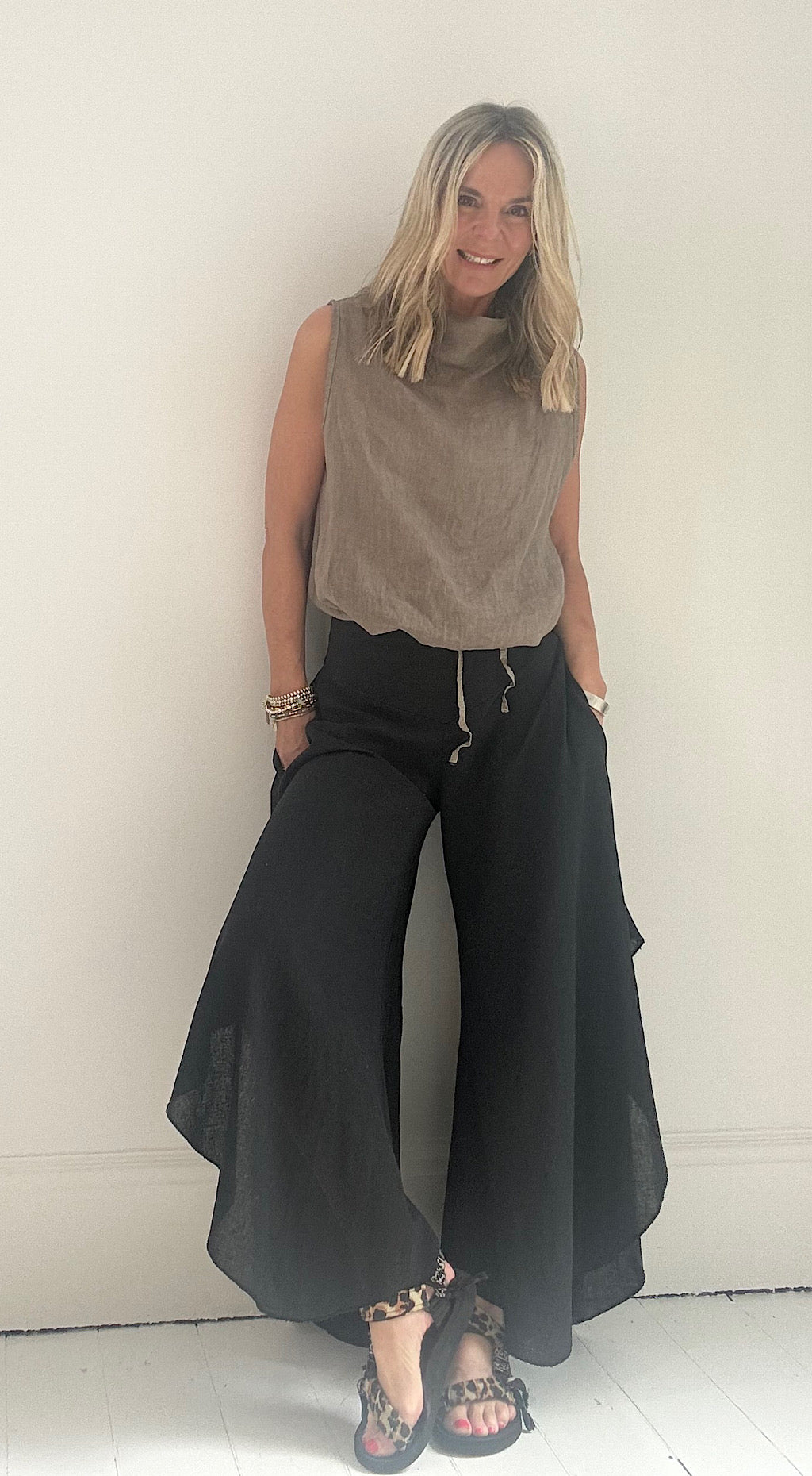 Summer hareem pant black