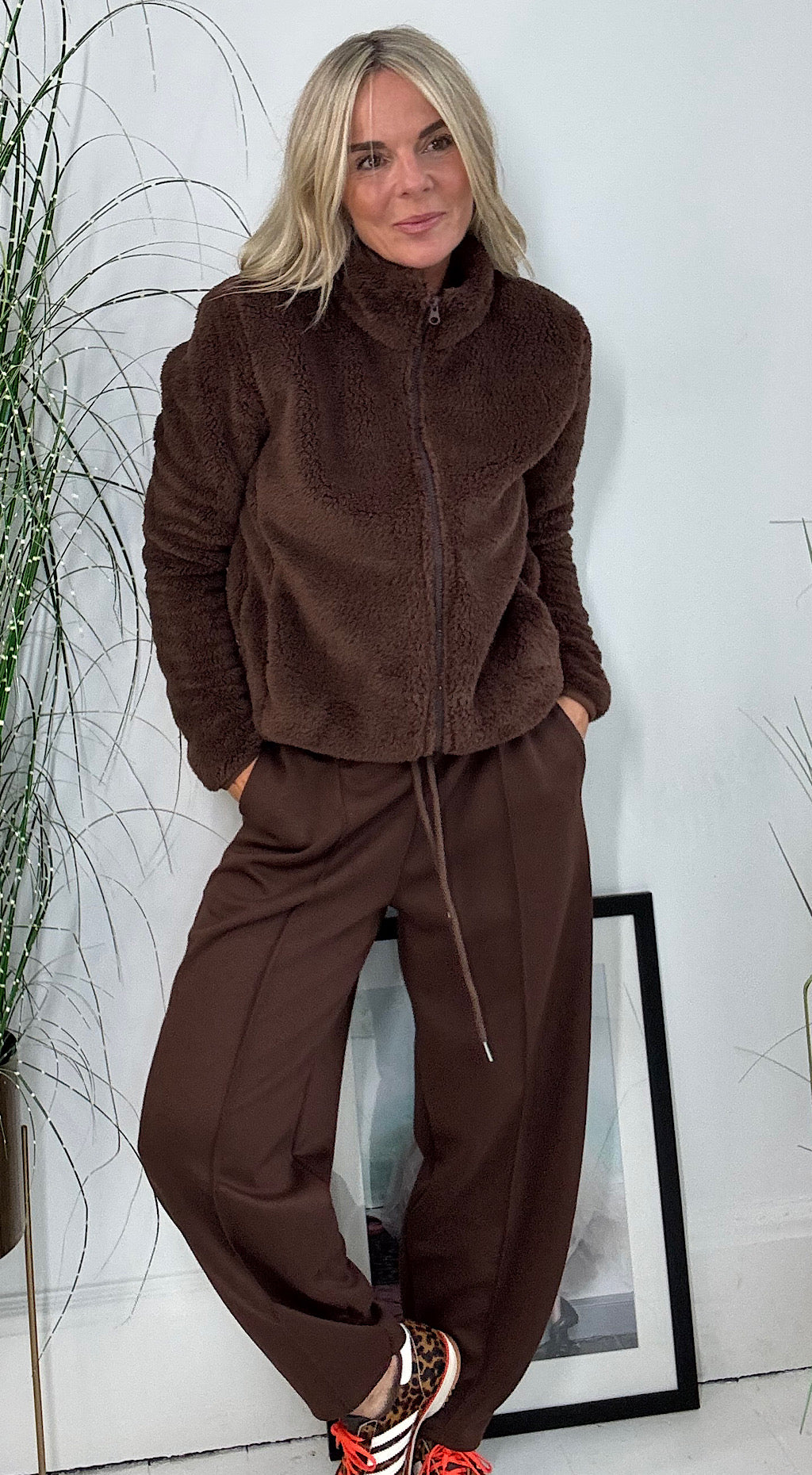 Teddy fleece chocolate