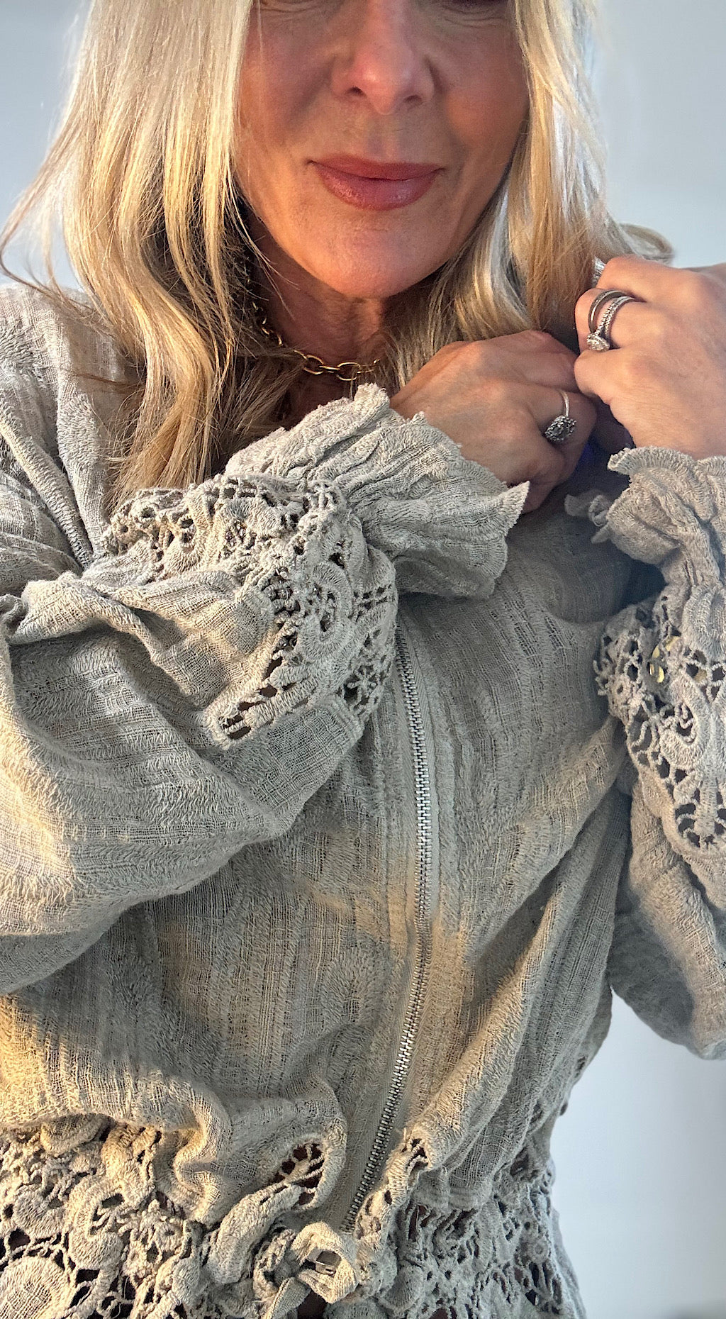 Mocha cotton jacket