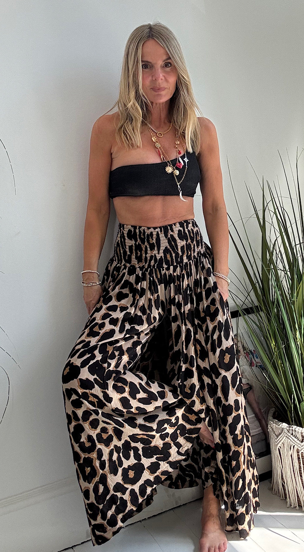 Stella Leopard Palazzo Pant