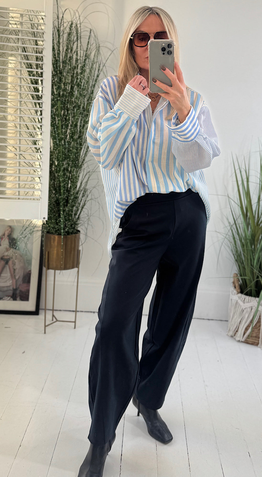 Kate Barrel Pant Navy