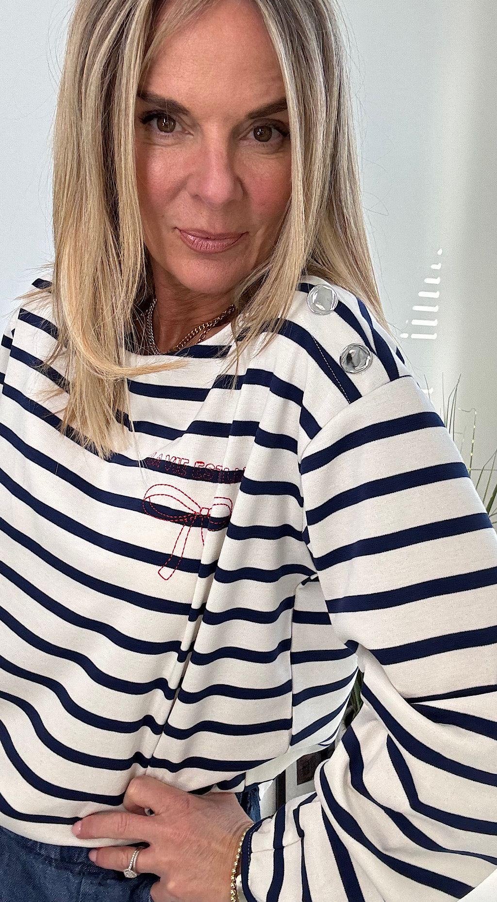 Itira Stripe Sweat