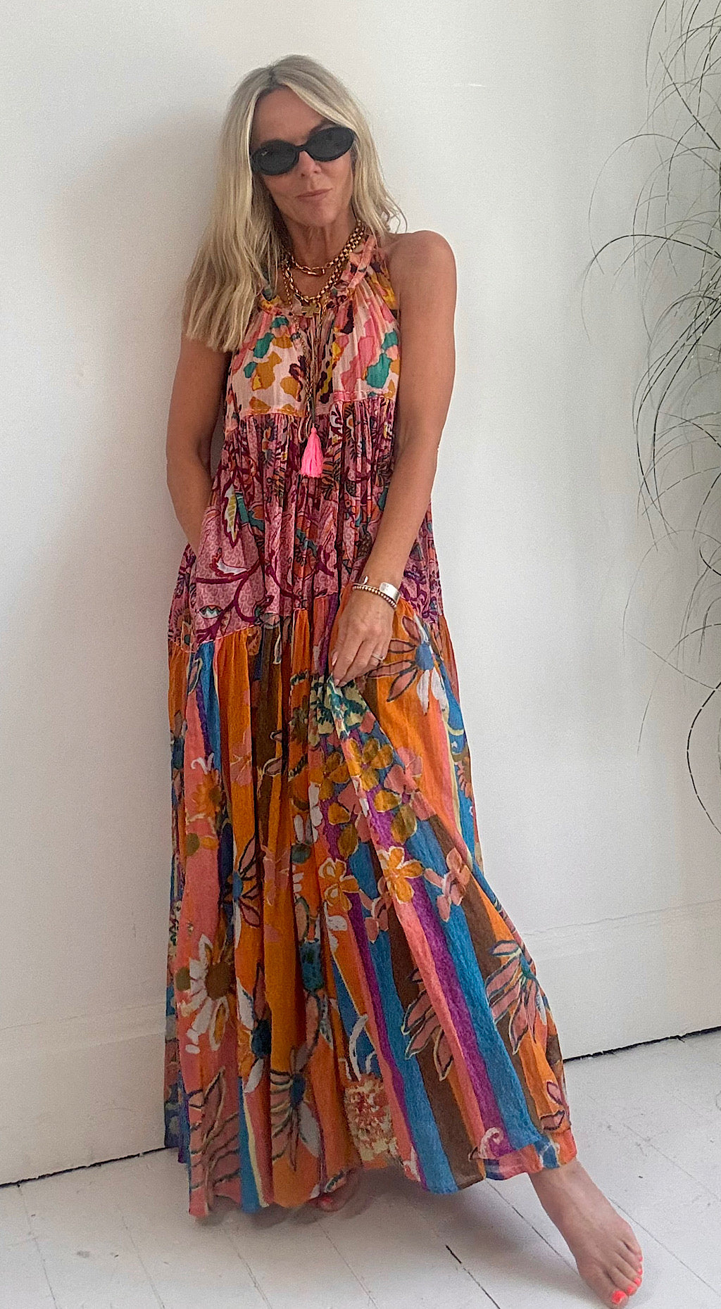 Bianca floaty maxi dress