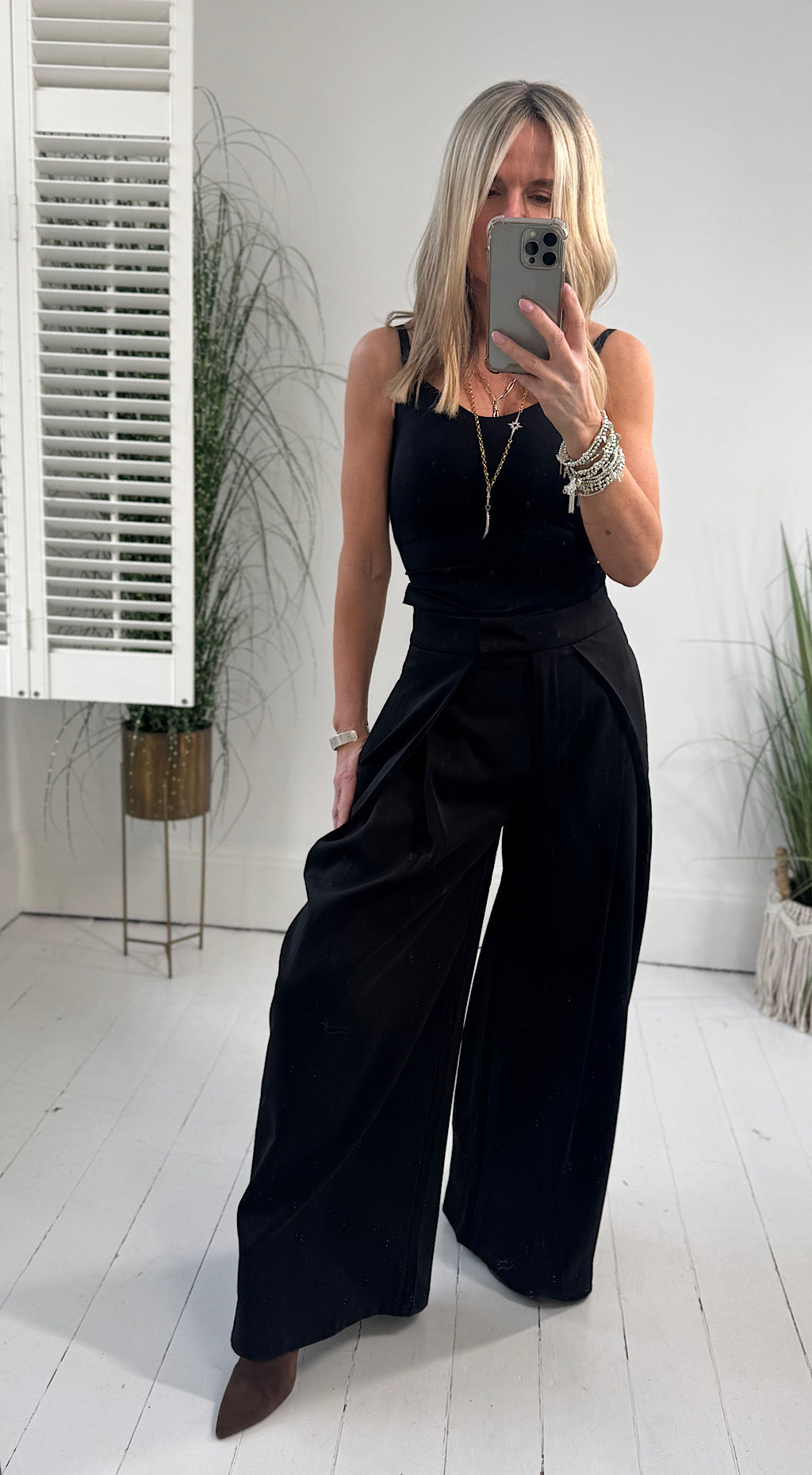 Black Tailored Trousers