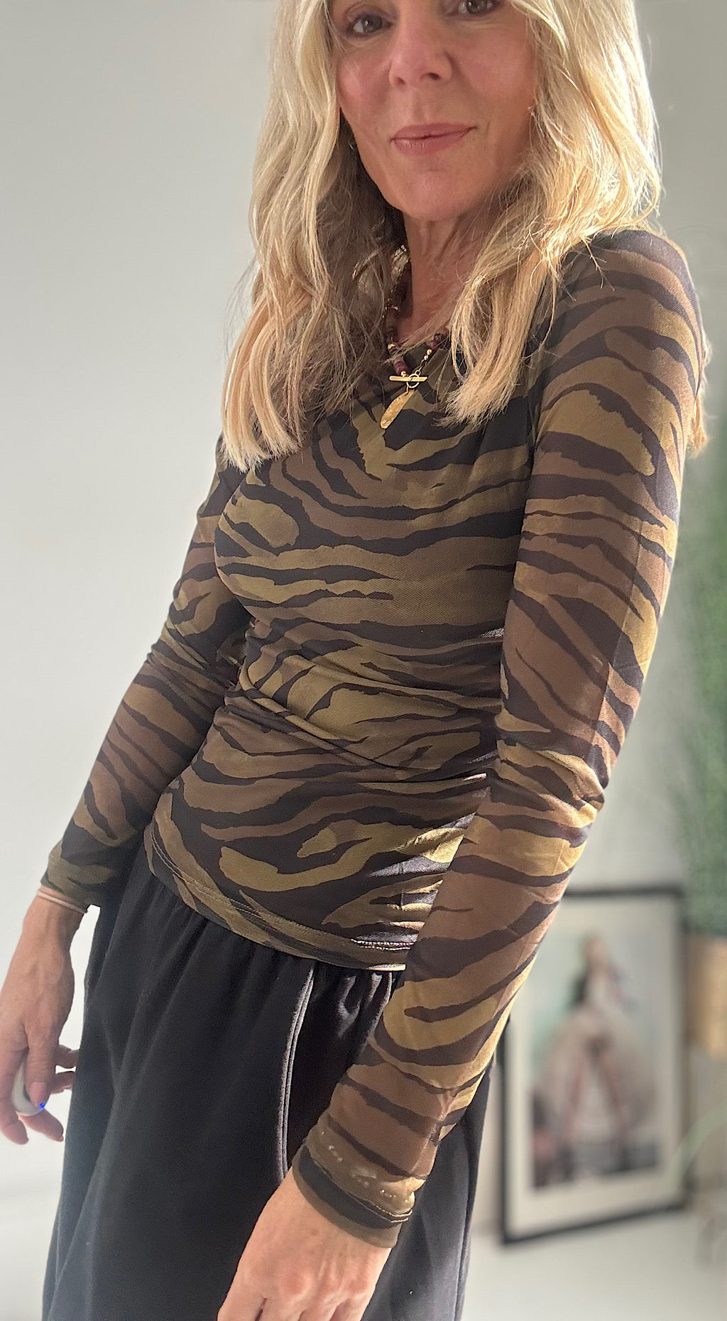 Toa Tiger mesh top