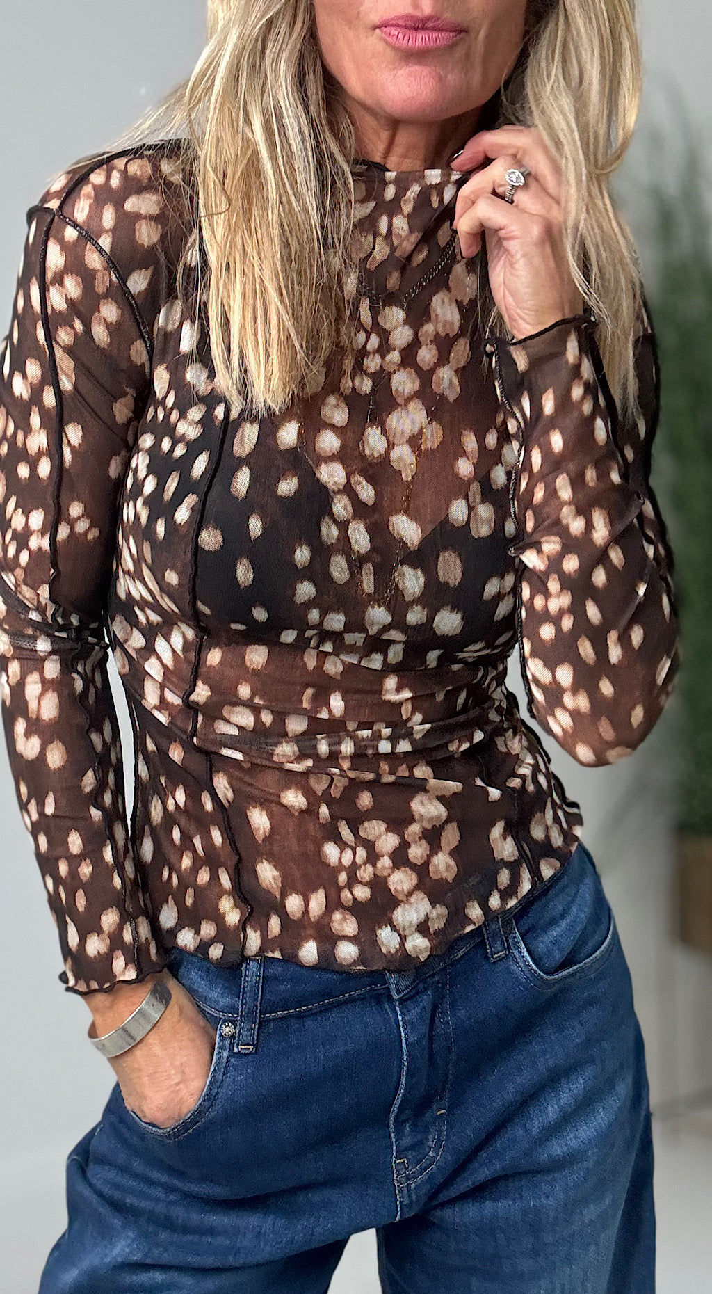 Bambi Mesh Top