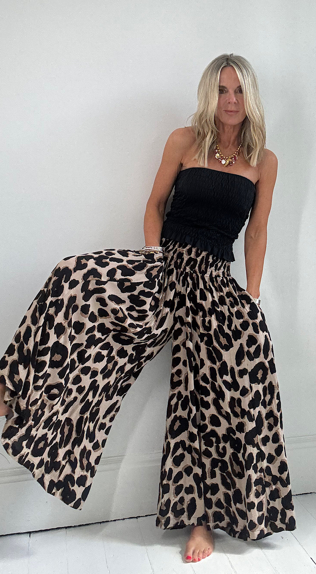 Stella Leopard Palazzo Pant