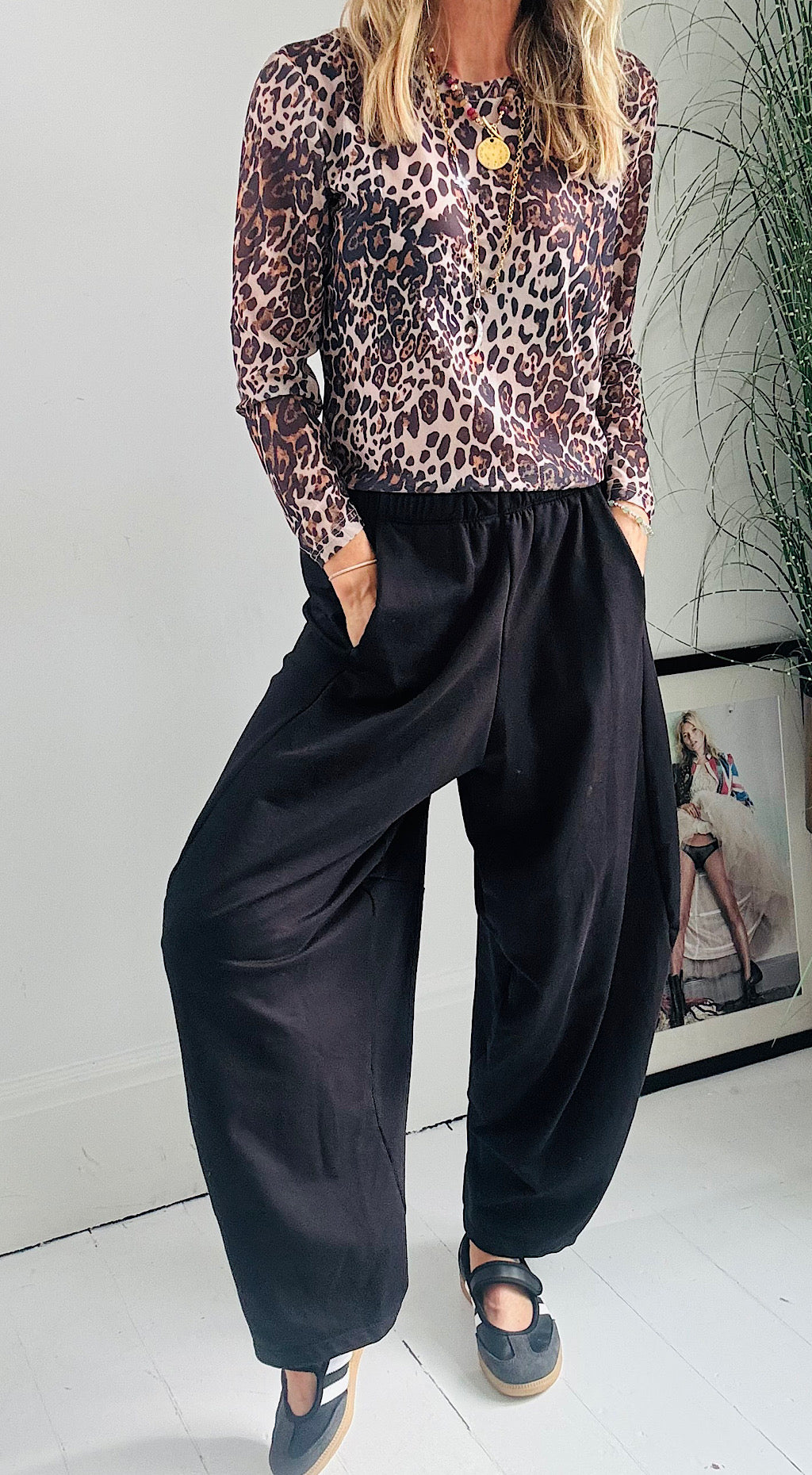 Cocoon pant black