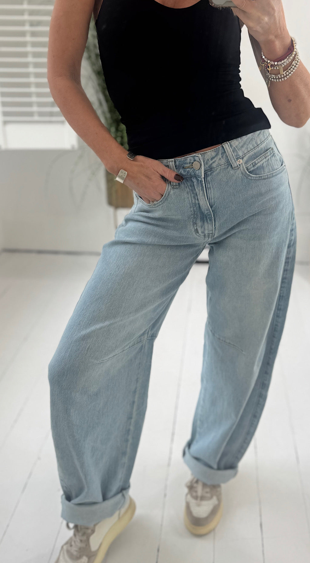 Laulia Balloon Jean - light Denim