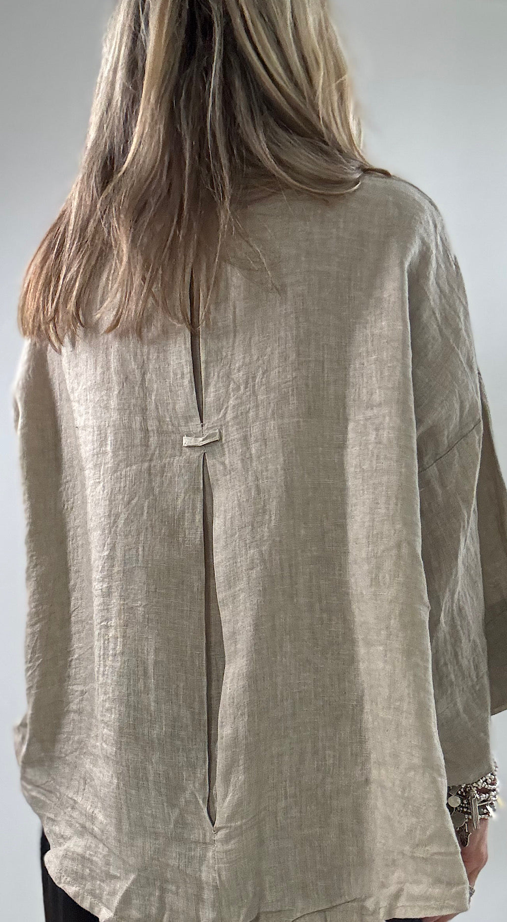 Linen shirt mocha