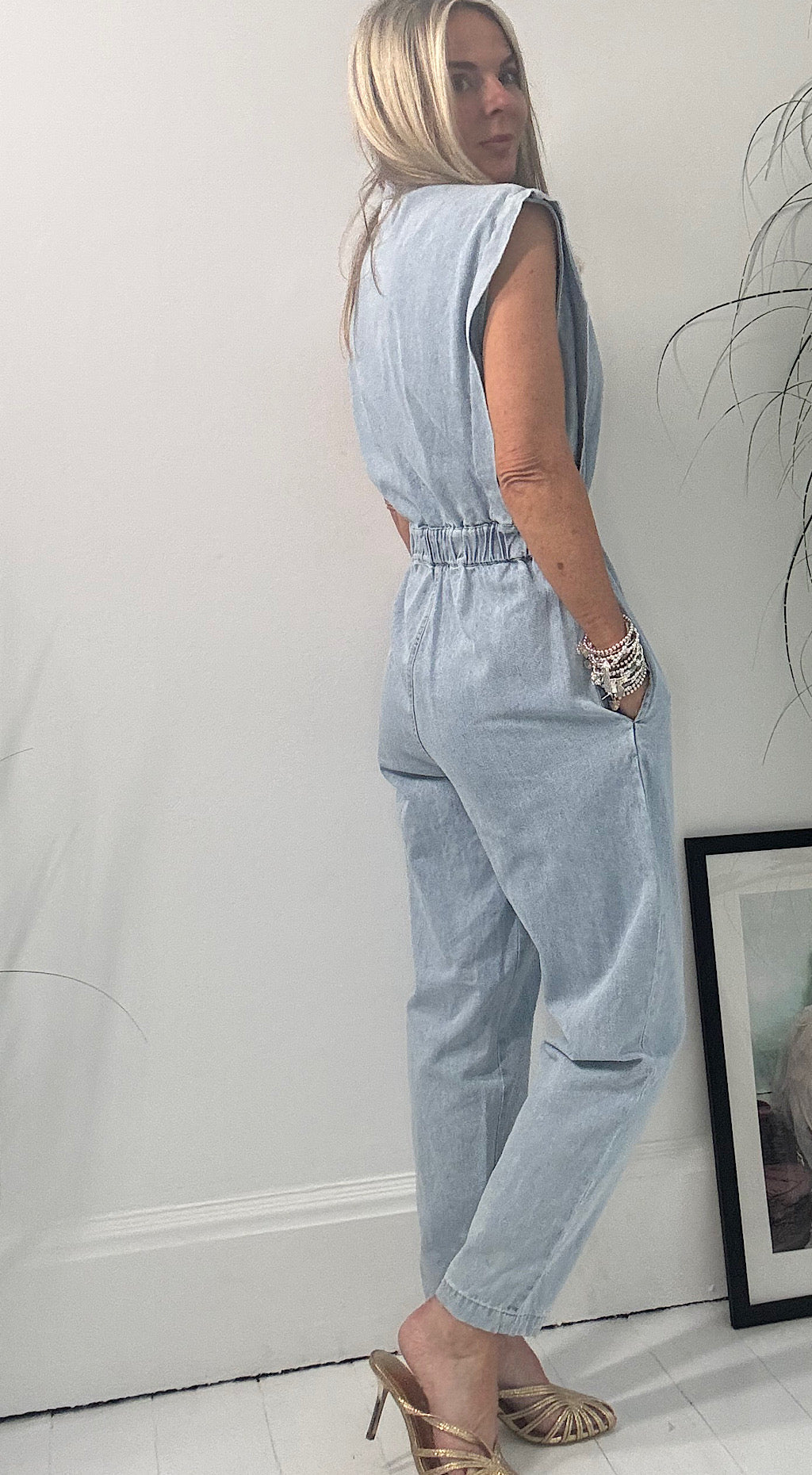 Ciminy Denim Jumpsuit - light denim