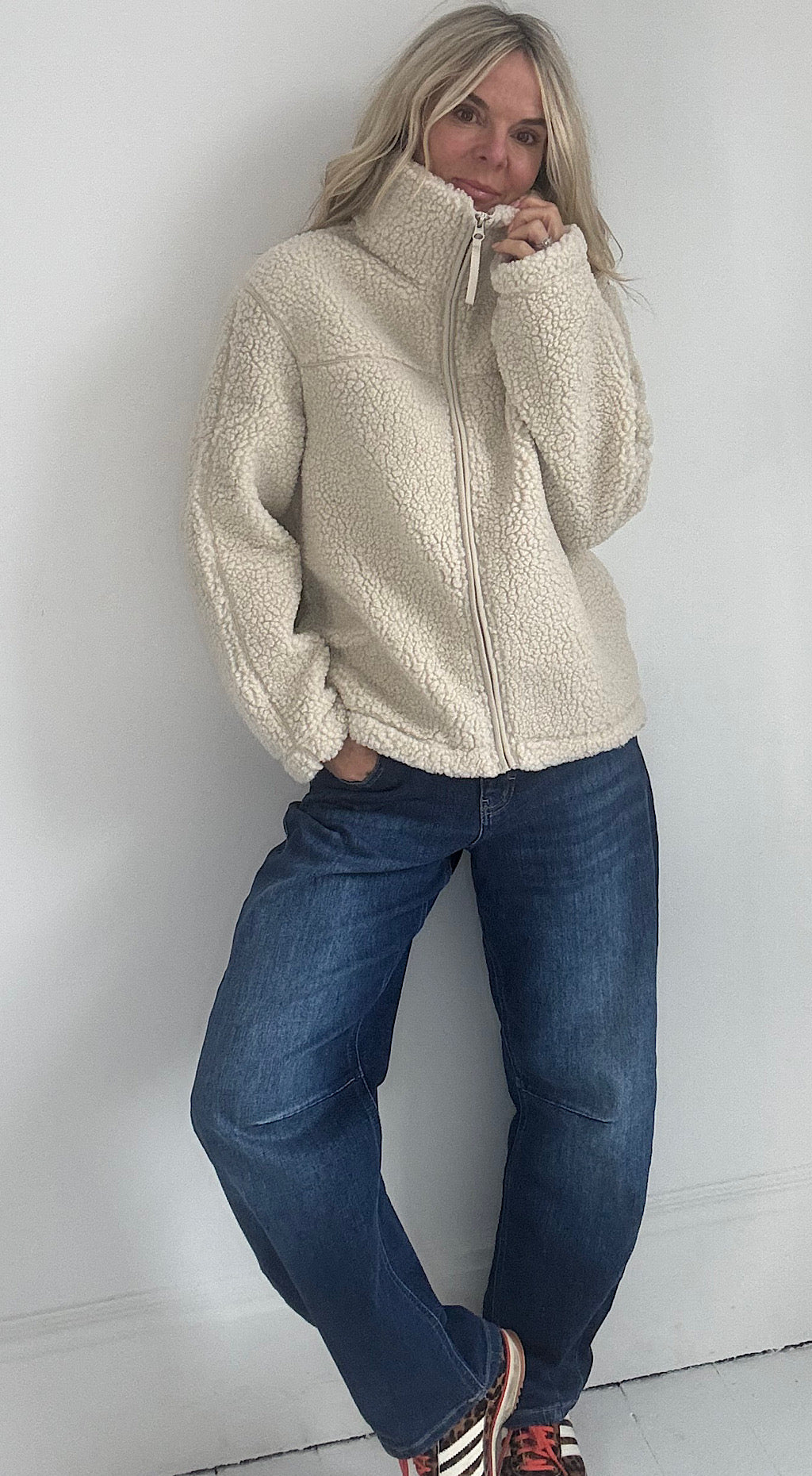 Karla Teddy Fleece - cream