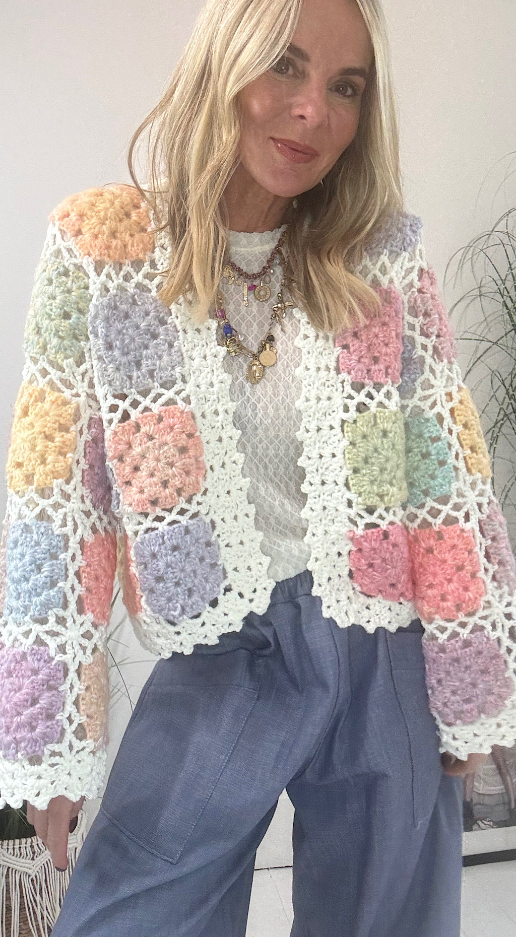 Hand Crocheted Cardigan