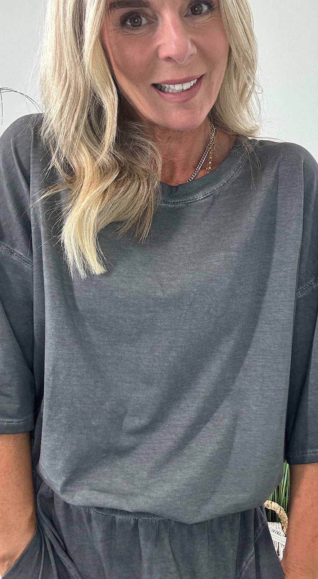 Free Spirit 2-Piece Washed Grey