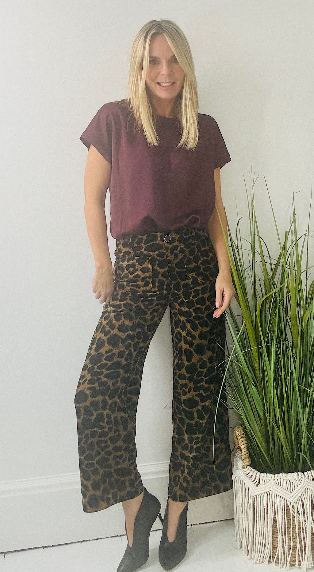 Silky Tee - Plum