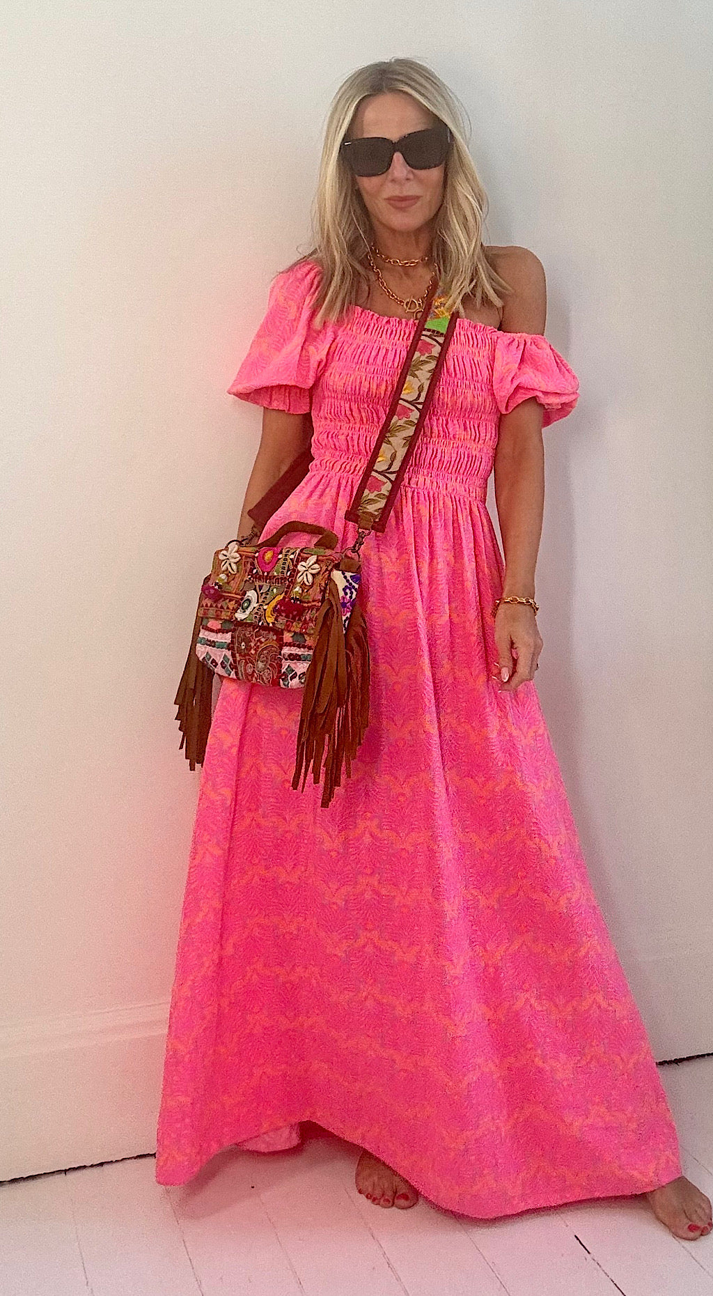 Mykonos maxi pink/ orange