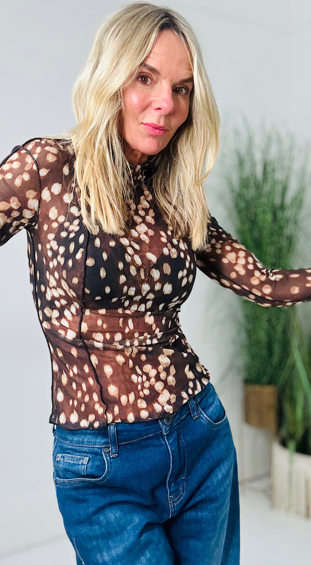 Bambi Mesh Top