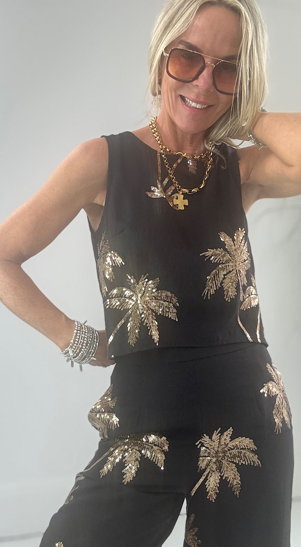 Palms of Gold Rene Trouser