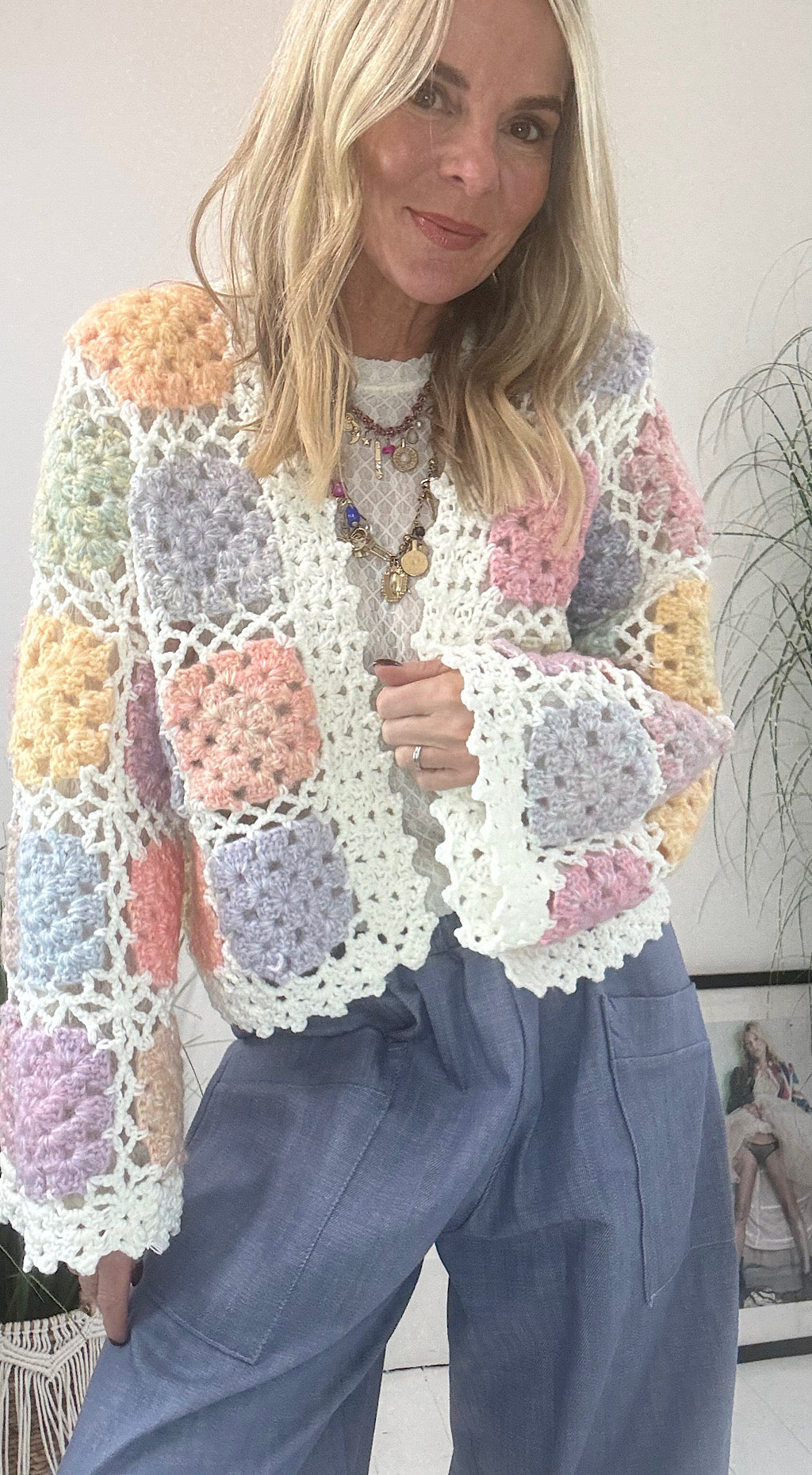 Hand Crocheted Cardigan