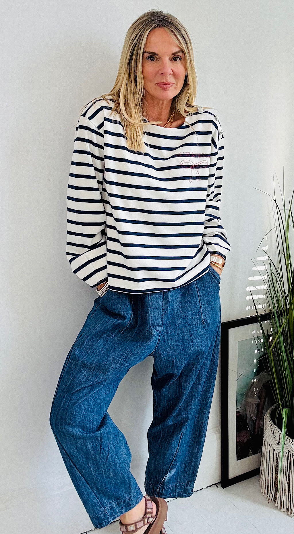 Itira Stripe Sweat