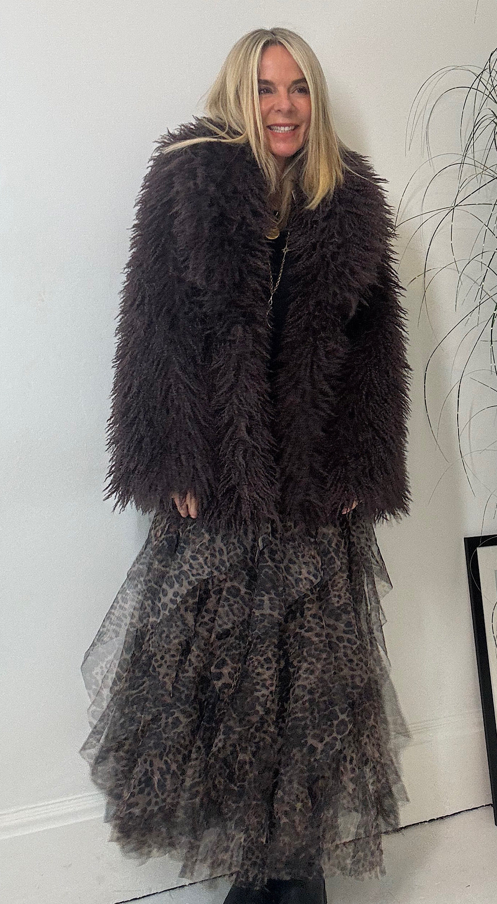 Shaggy Faux Fur - brown