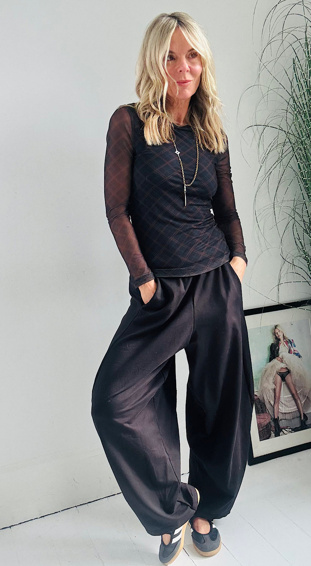 Cocoon pant black
