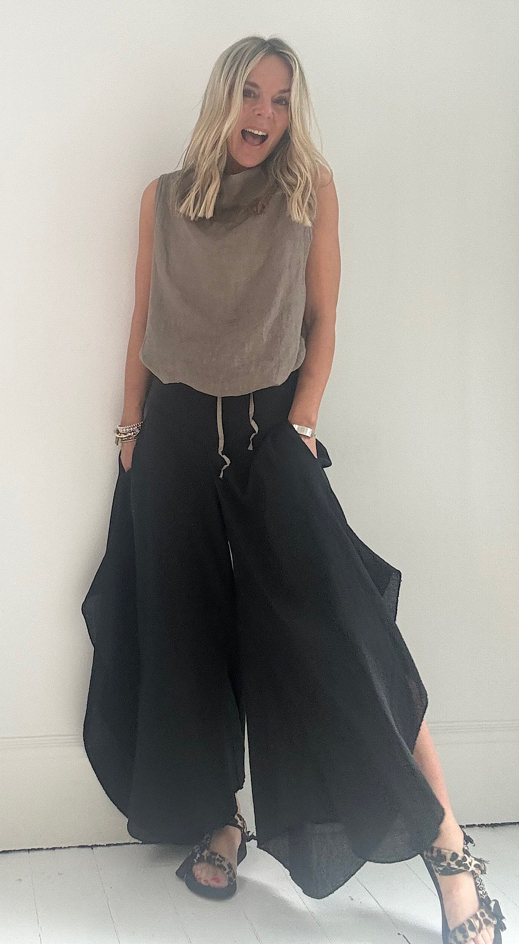 Summer hareem pant black