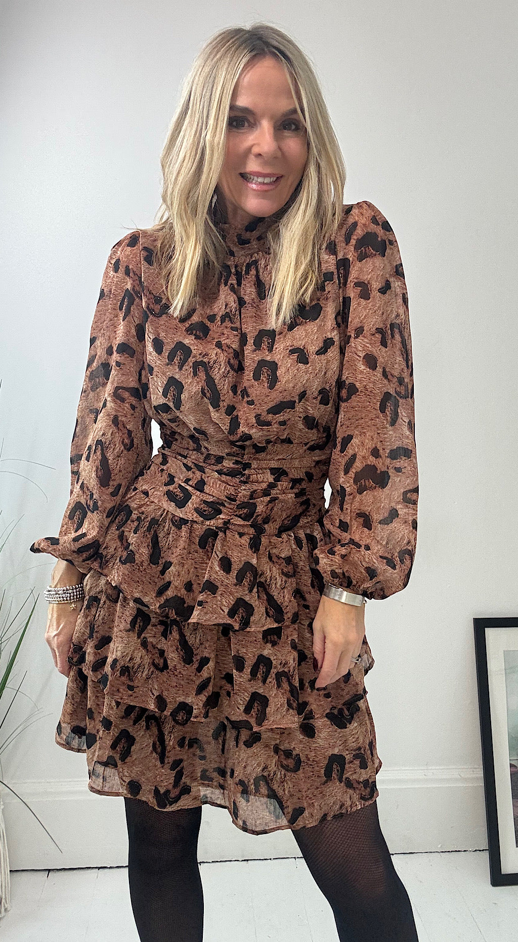 Chloe dress leopard