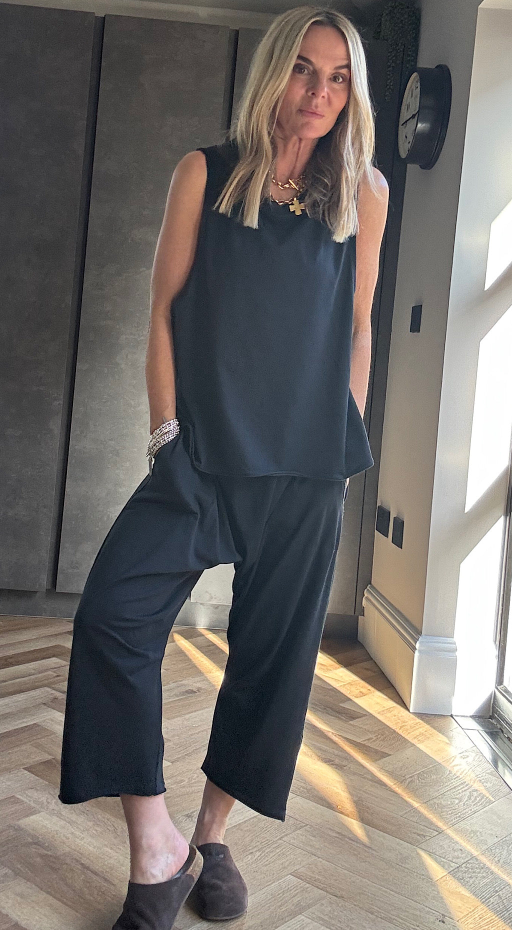 Free Spirit Cropped Pant - black